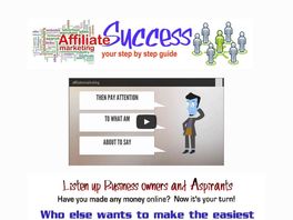 Go to: Affiliate Marketing Success Great Video Course 50% Comm.
