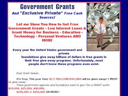 Go to: Free Grants! - Free Government Money!