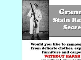 Go to: Granny's Natural and Effective Stain Removal Secrets