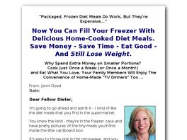 Go to: Easy-does-it Diet - Do-it-yourself Frozen Diet Meals