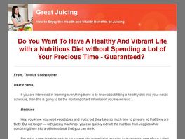 Go to: Great Juicing - Ebook For The Juicing Craze. 75%.