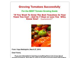 Go to: 3 Ebooks -tomato Growing - Discover Hydroponics - Herb Gardening