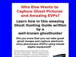 Go to: Your Guide To Ghost Hunting.