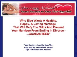 Go to: Marriage Trouble? Seven Secrets eBook