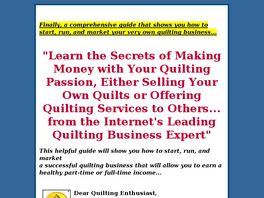 Go to: Quilting For Cash