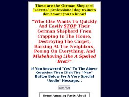 Go to: German Shepherd Training.