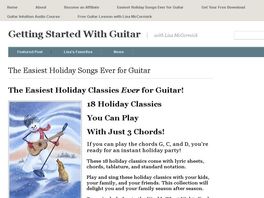 Go to: Easiest Holiday Songs Ever for Guitar