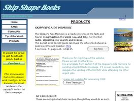 Go to: Ship Shape Books.