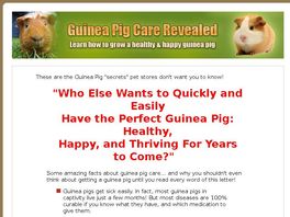 Go to: Guinea Pig Secrets - Great Niche - High Converting Product