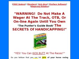 Go to: Secrets Of Handicapping.