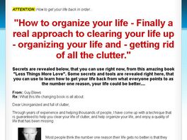 Go to: Is unorganized clutter stealing your time for relationships?