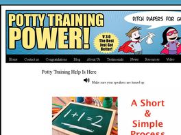 Go to: Potty Training Power - 75% Commissions - High Converting