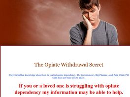 Go to: The Opiate Withdrawal Secret
