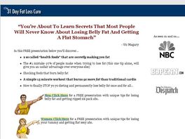 Go to: The 31 Day Fat Loss Cure - Highest Payout For Weight Loss On CB