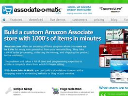 Go to: Associate-o-matic Amazon Affiliate Store Builder