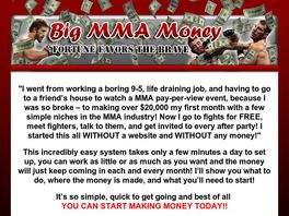 Go to: Ufc/mma Big Money Making Opportunity!!!