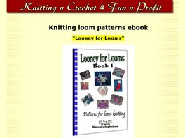 Go to: Looney For Looms Knitting Patterns