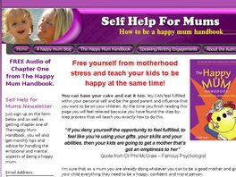 Go to: The Happy Mum Handbook - Free Yourself From Motherhood Stress.