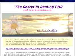 Go to: 10 Steps To Beat Post Natal Depression.