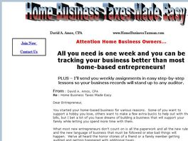 Go to: Home Business Taxes Made Easy