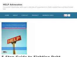 Go to: 5-step Guide To Fighting Debt, Foreclosure, & Eviction
