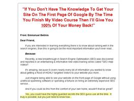 Go to: SEO Help Videos - 50% And Great Sales Copy