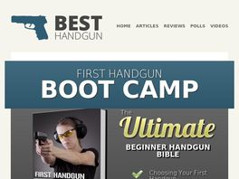 Go to: First Handgun Boot Camp -- High Conversion Handgun Book