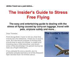 Go to: The Insider's Guide To Stress Free Flying.