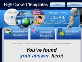 Go to: Highly Convert Minisite Templates, High Convert Templates