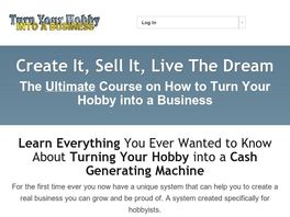Go to: Turn Your Hobby Into A Business Course