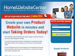 Go to: Automated Website Center.