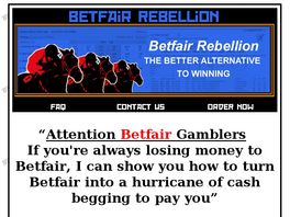 Go to: Betfair Rebellion.