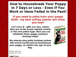 Go to: Housebreak Your Dog In 7 Days!