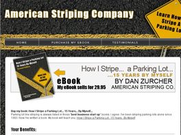 Go to: How I Stripe A Parking Lot...15 Years...By Myself.