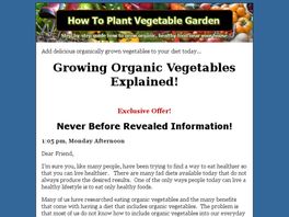 Go to: Vegetable Garden Secrets - Hot Niche.