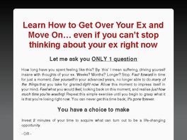 Go to: How To Get Over Your Ex Ebook (Great Quality