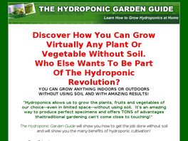 Go to: Home Hydroponic Gardening Guide - Learn to Grow Hydroponics