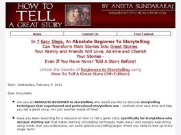 Go to: How To Tell A Great Story