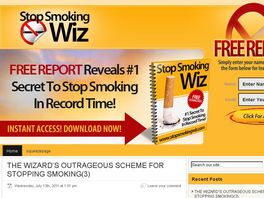 Go to: "the Wizard's Outrageous Scheme For Stopping Smoking"
