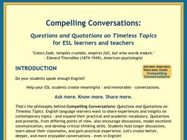 Go to: Teach English, Tutor Clients, And Create Compelling Conversations!
