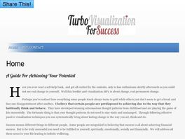 Go to: Turbo Visualization For Success