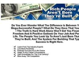 Go to: Rich People Aren't Born, They're Built