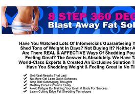 Go to: 8 Step 360 Degree Blast Away Fat Solution