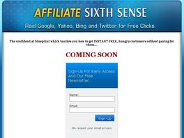 Go to: Affiliate Sixth Sense - Converting 1 in 7 at Launch!
