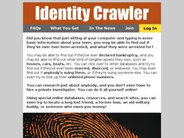Go to: Identity Crawler - Online Investigations.