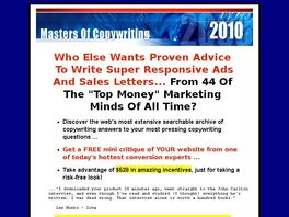 Go to: Masters Of Copywriting 2008