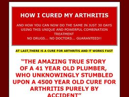 Go to: Natural Arthritis Control