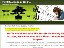 Go to: Screts To Solving Sudoku Puzzles