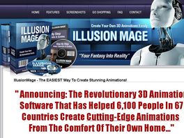 Go to: Illusionmage.com 3d Animation - $52.67 Per Sale + 6% Conversions