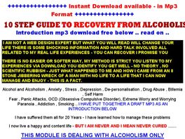 Go to: 10 Step Guide To Alcoholism.